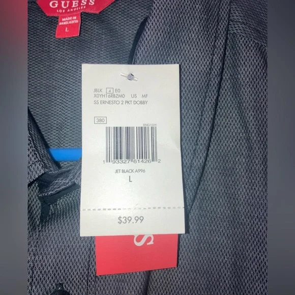 *New* Guess M/F Dobby 2 Pckt Shirt - Picture 12 of 13